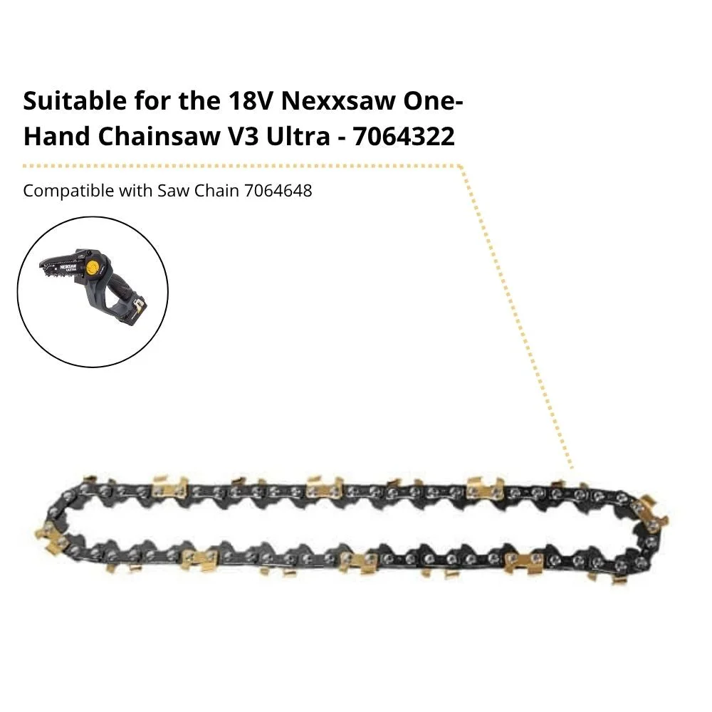 Batavia 7064648 titanski lanac pile 7″ — Nexxsaw V3 Ultra, 18 zubaca, +20 % brže rezanje
