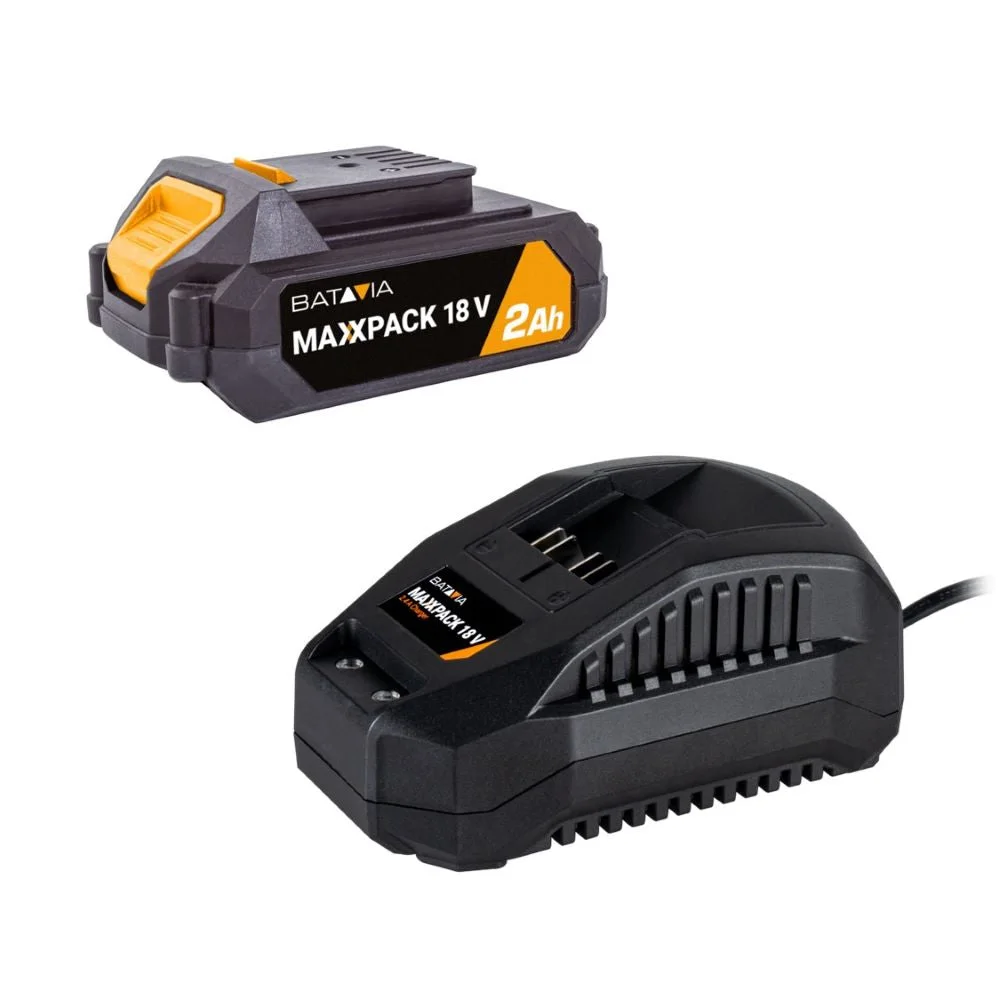 Batavia Maxxpack 18V starter set — baterija 2,0 Ah Li-Ion + brzi punjač 2,4 A