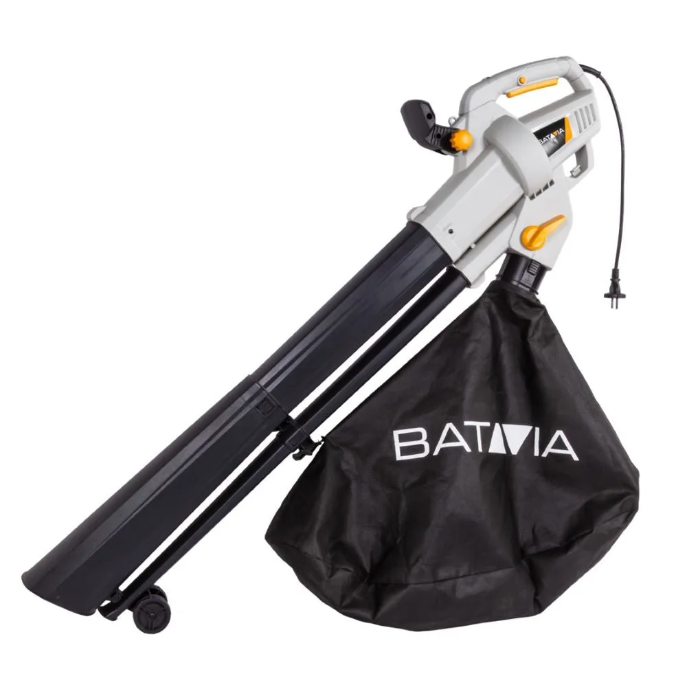 Batavia 3u1 električni puhač, usisavač i malčer lišća 3300 W — 6 brzina, vreća 40 L