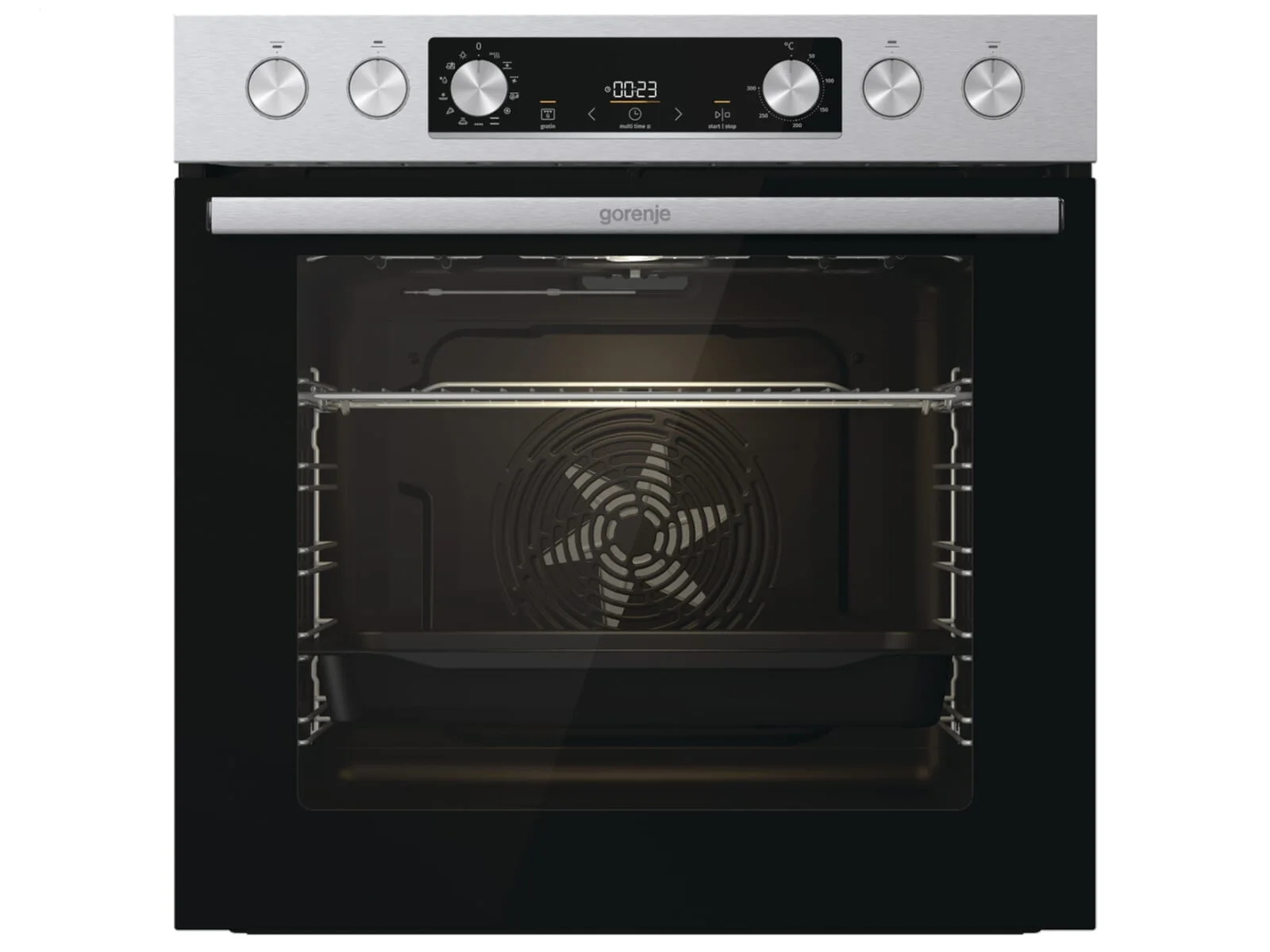 Gorenje BC6737E02X ugradbena pećnica 77 L s upravljanjem pločom za kuhanje