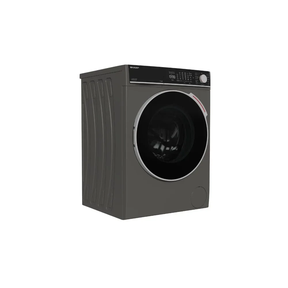 Sharp ES-WNFL014CADA-DE perilica rublja 10 kg Espresso Grey – A, 1400 o/min, WiFi, Steam, Inverter, AquaStop