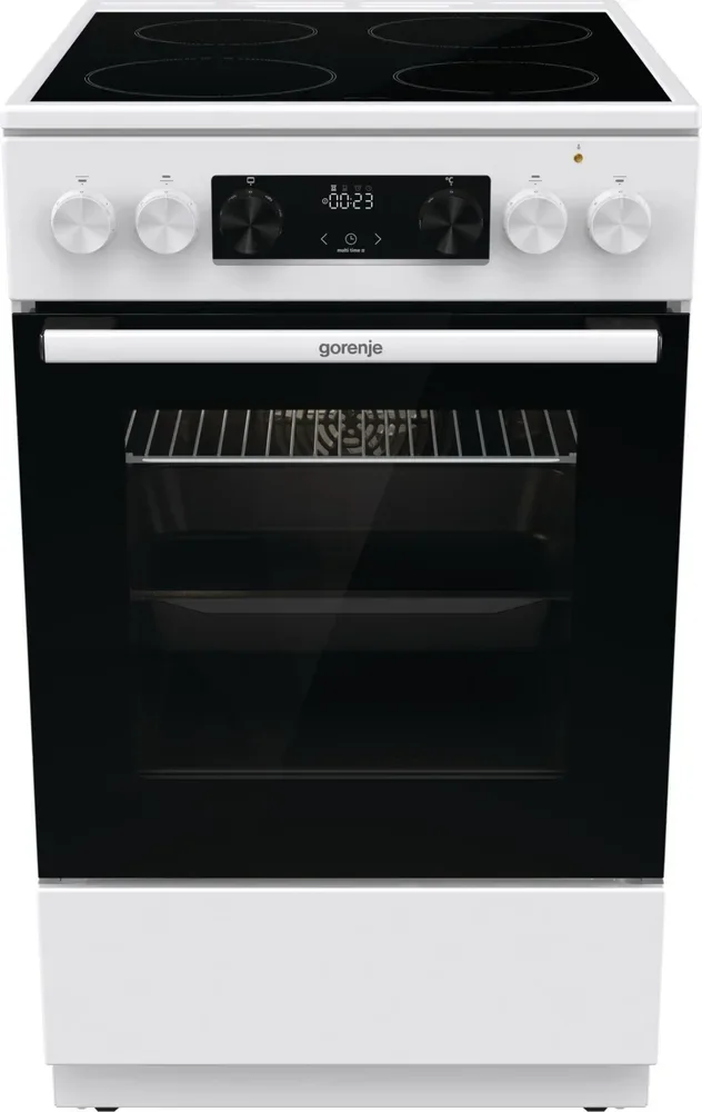 Gorenje GEC5C41WG samostojeći štednjak staklokeramika 70 L AquaClean