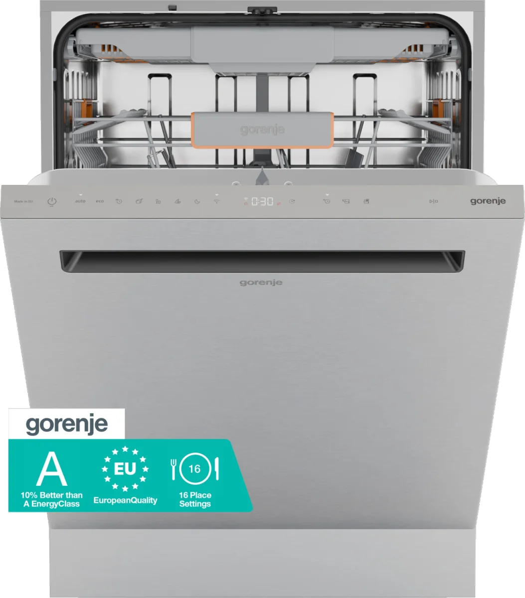 Gorenje GU663A67X podugradbena perilica posuđa 60 cm, 16 kompleta, TotalDry sušenje, inox