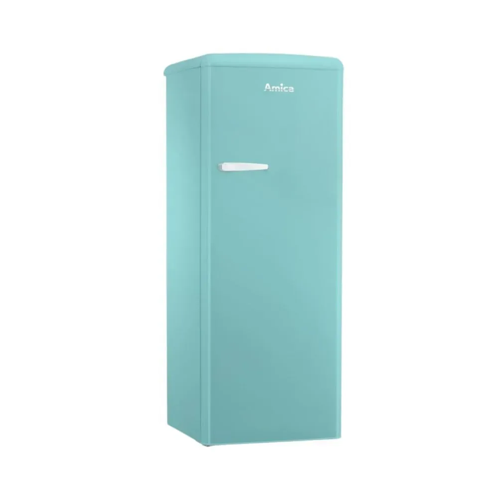 Amica KSR 364 150 T retro hladnjak 218 L – tirkizno plavi, 144 cm