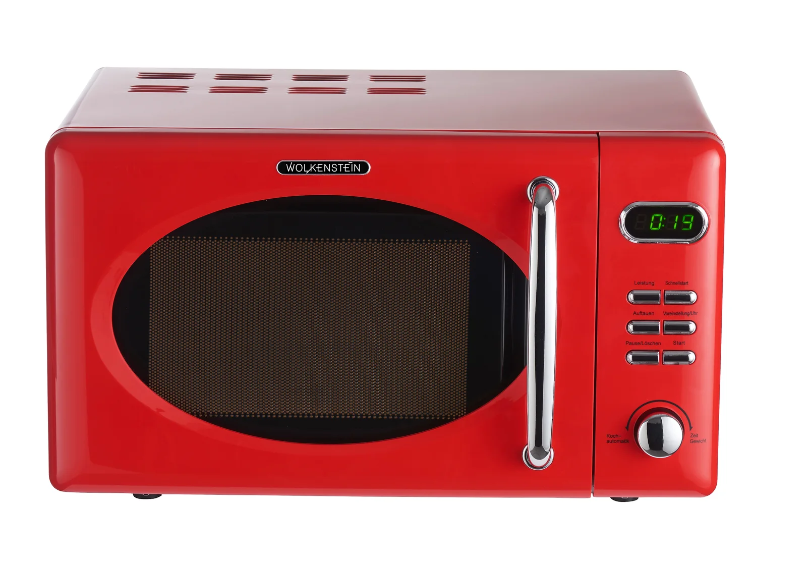 Wolkenstein WMW720 FR retro mikrovalna pećnica 20 l, 700 W, crvena