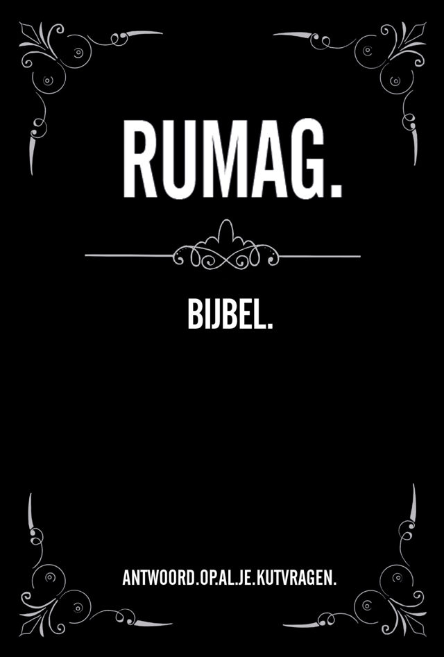 Omslag van RUMAG Bijbel