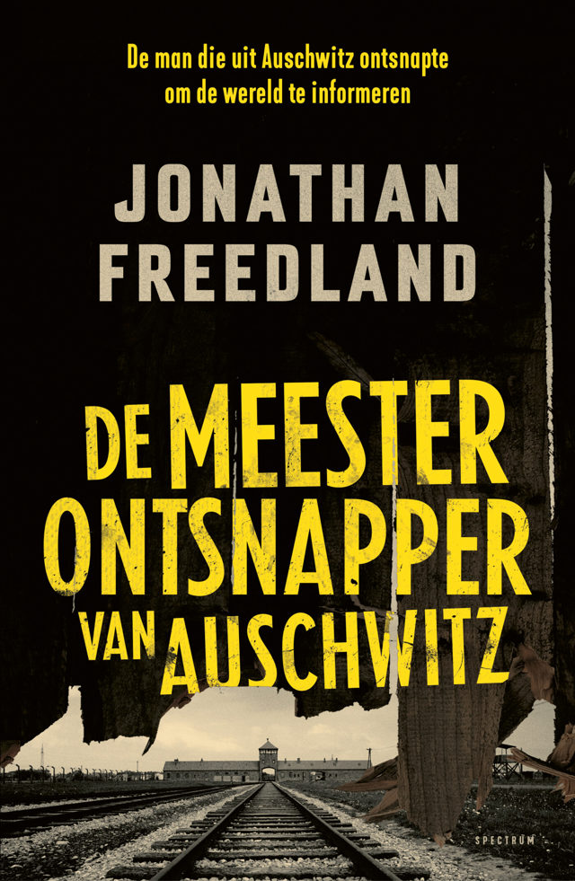 Omslag van De meesterontsnapper van Auschwitz