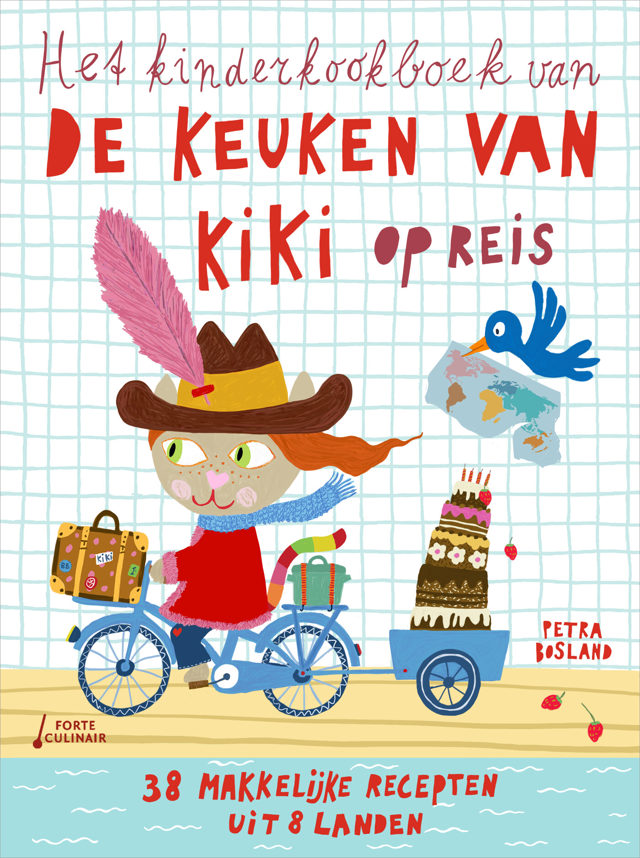 Omslag van Het kinderkookboek van de keuken van Kiki op reis