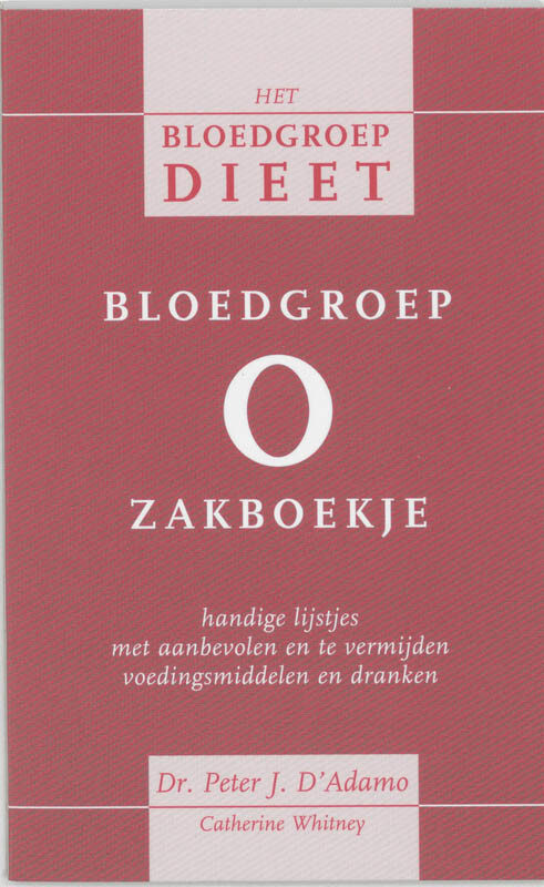Omslag van Bloedgroep O zakboekje