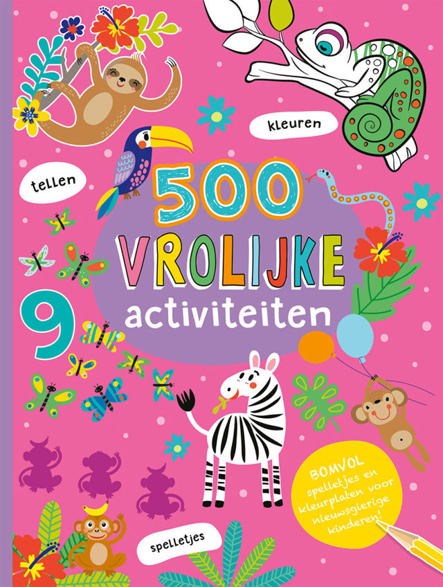 Omslag van 500 Vrolijke activiteiten