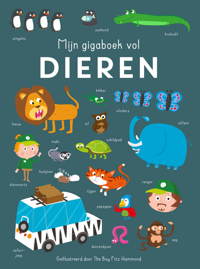 Omslag van Mijn gigaboek vol dieren