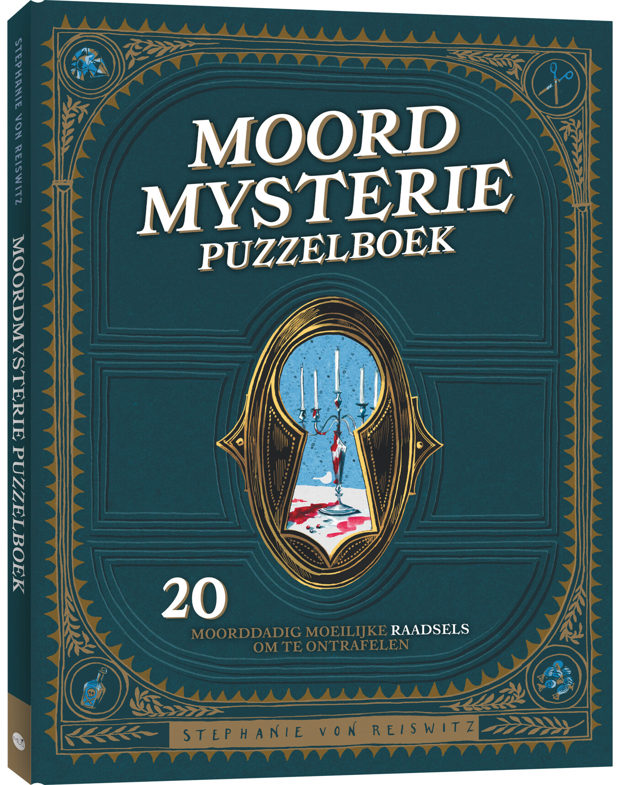 Omslag van Moordmysterie puzzelboek