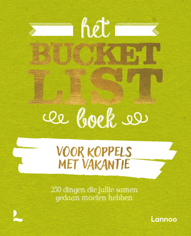 Omslag van Het bucketlist boek voor koppels met vakantie