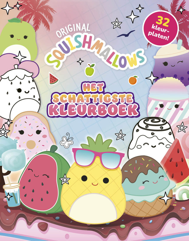 Omslag van Het officiële Squishmallows kleurboek