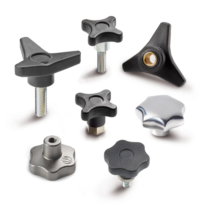 Plastic and Metal Solid Locking Handwheels