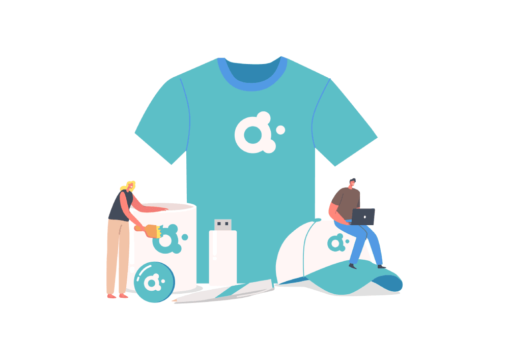 logo vectorisé pour de la personnalisation textile : t-shirt, casquette, polo, etc.