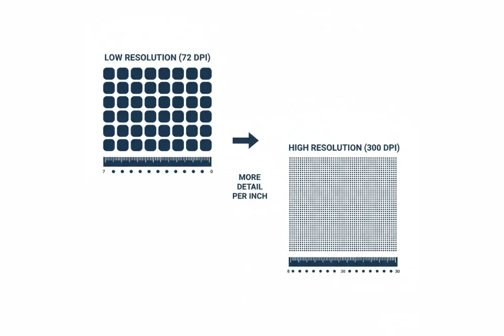 résolution en dpi explication