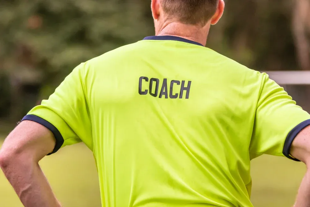 t-shirt de sport personnalisé pour coach