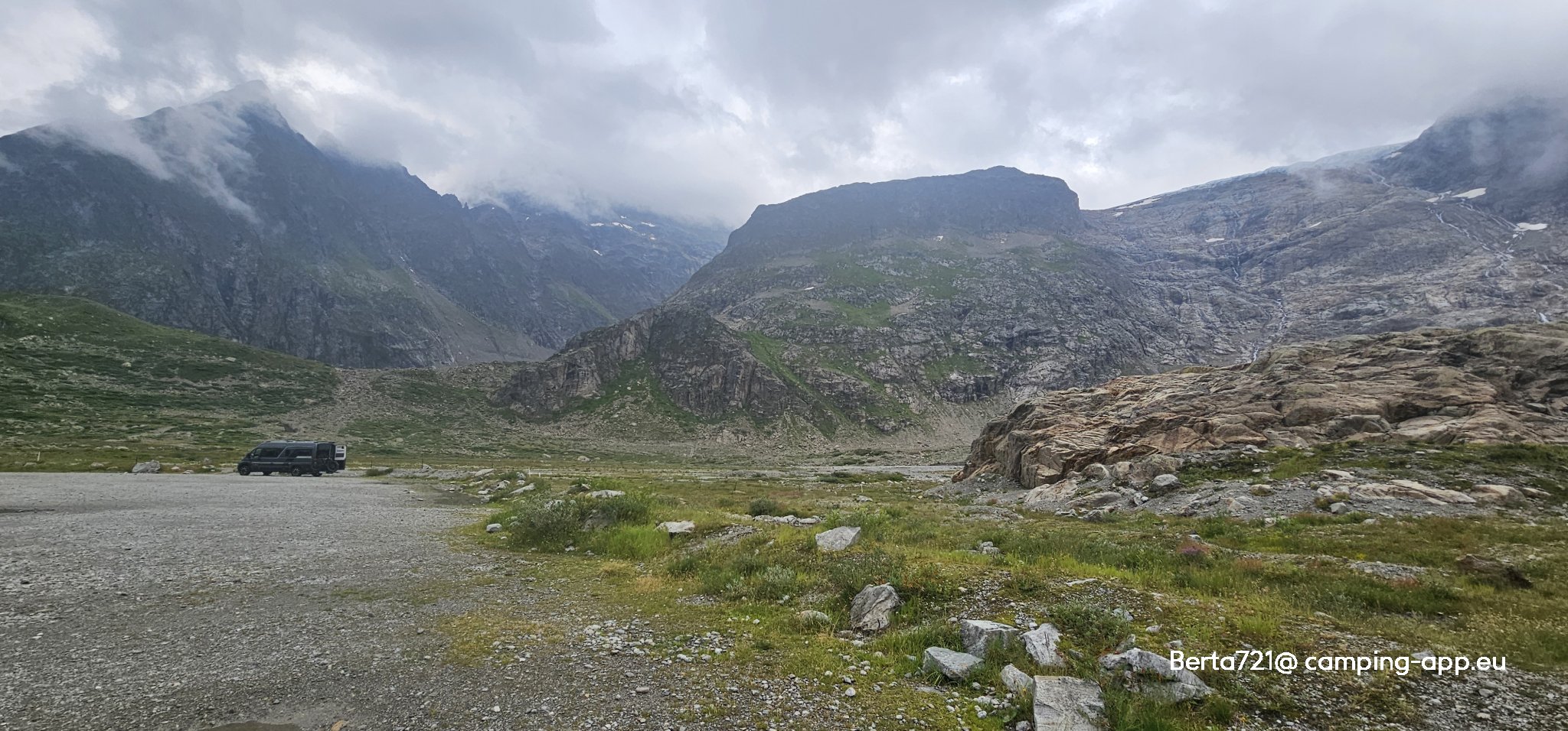 Parkplatz Steingletscher — Offentlig parkering in Gadmen