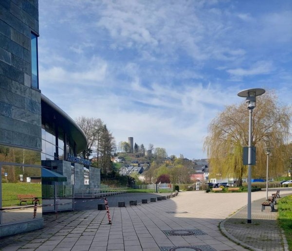Stellplatz an der Ardesia Therme