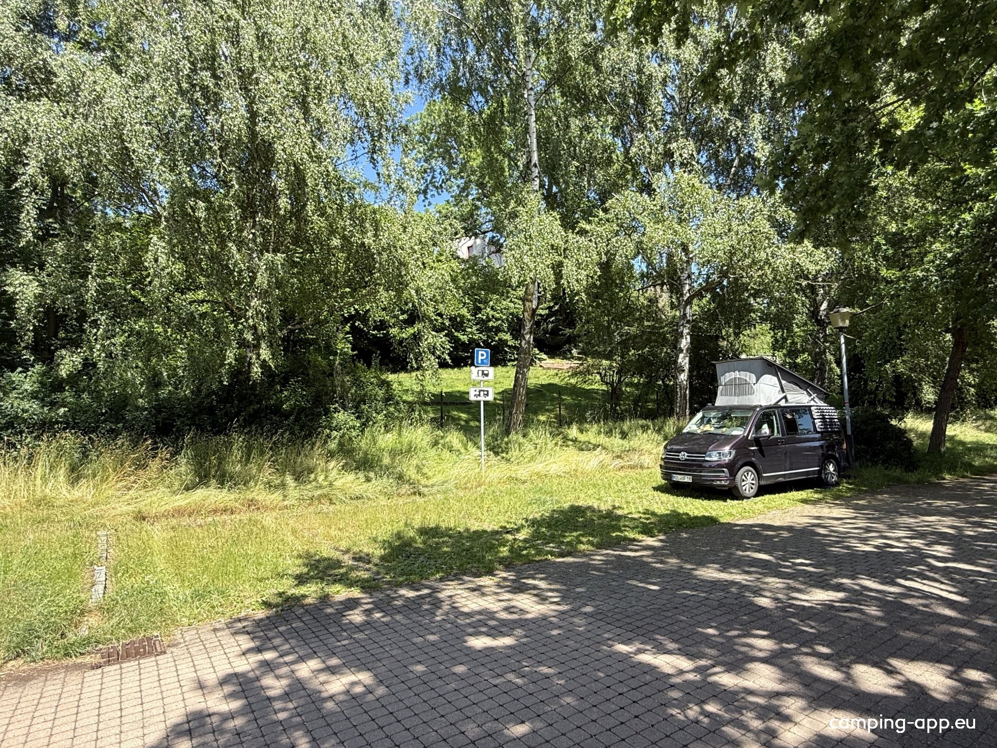 Stellplatz Oederan — Aire camping car in Oederan