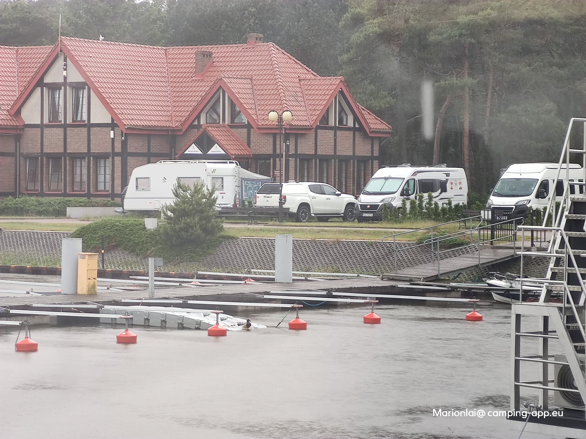 Parking Yachthafen — Area da campeggio in Leba