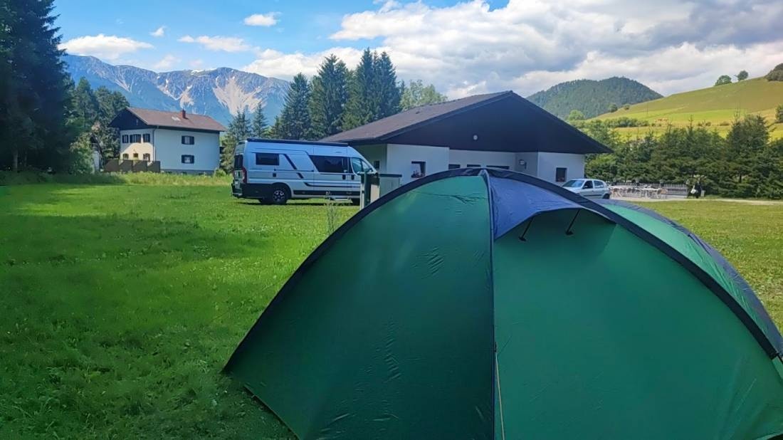 Wohnmobilstellplatz Schneebergblick — Ställplats in Puchberg am Schneeberg