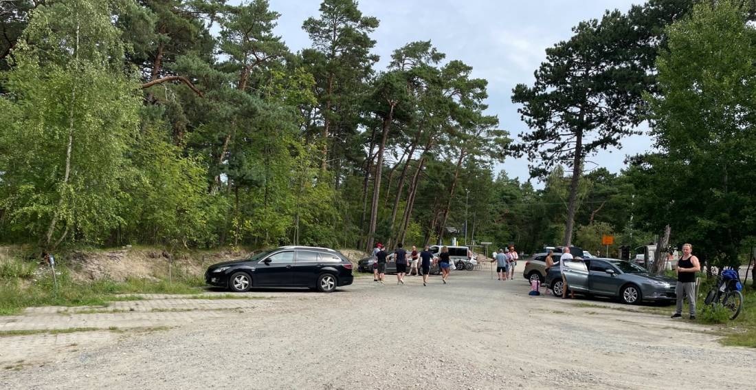 Piaski — Sp. parking dla kamperów in Krynica Morska /Piaski