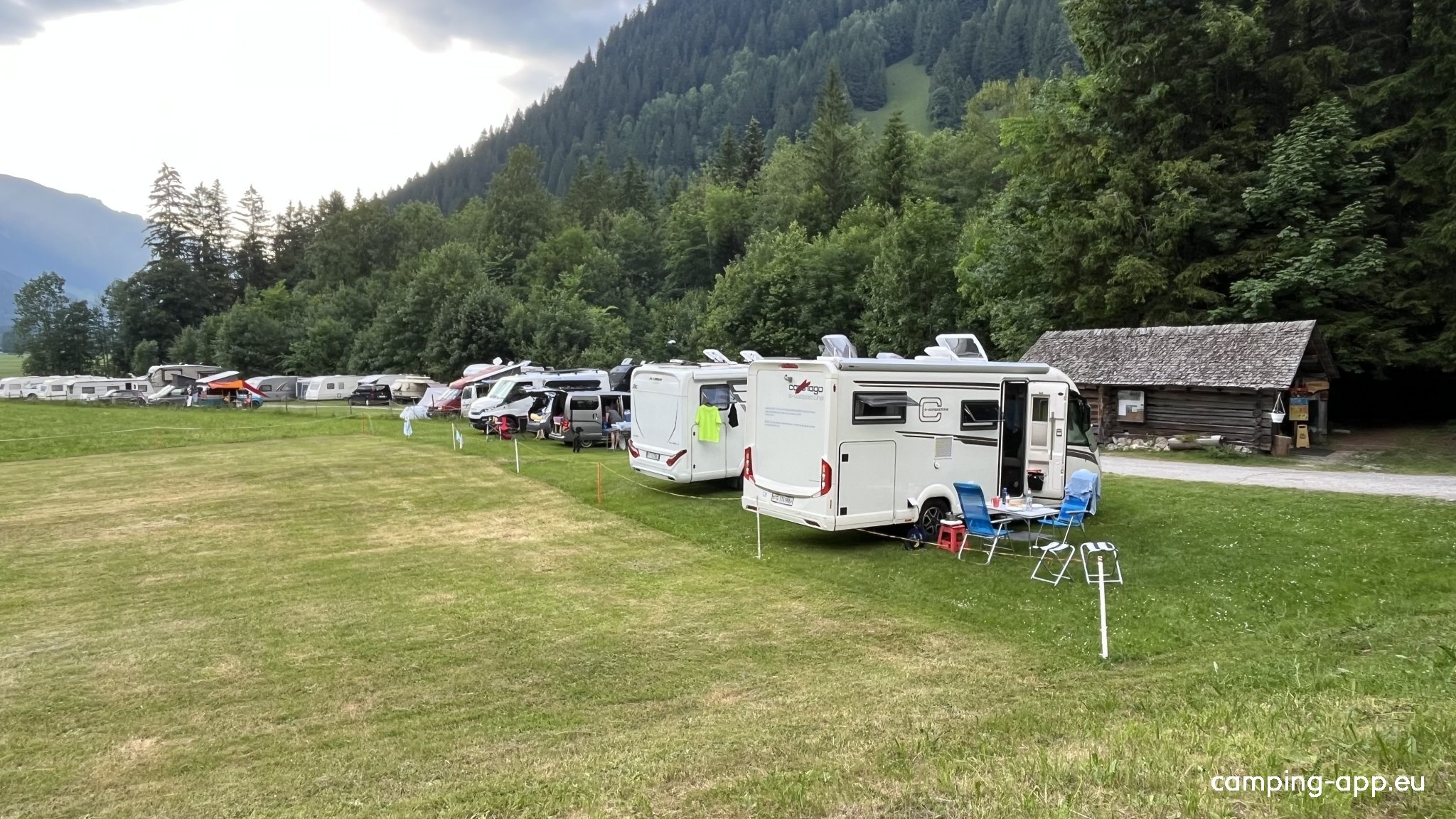 Campingplatz Hasenweide — Sítio de acampamento in Lenk