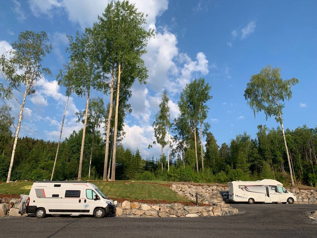 Heinäveden Vierasvenestama — Aire camping car in Heinävesi