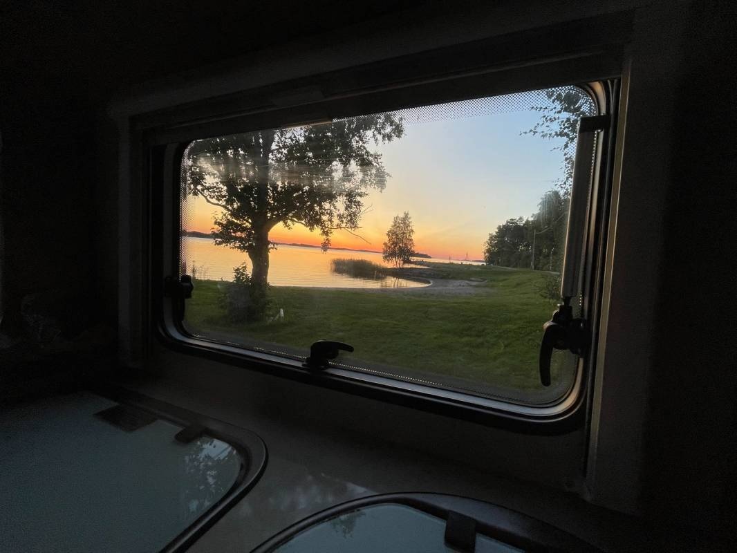 Brudhamn harbour — Aire camping car in Vörå