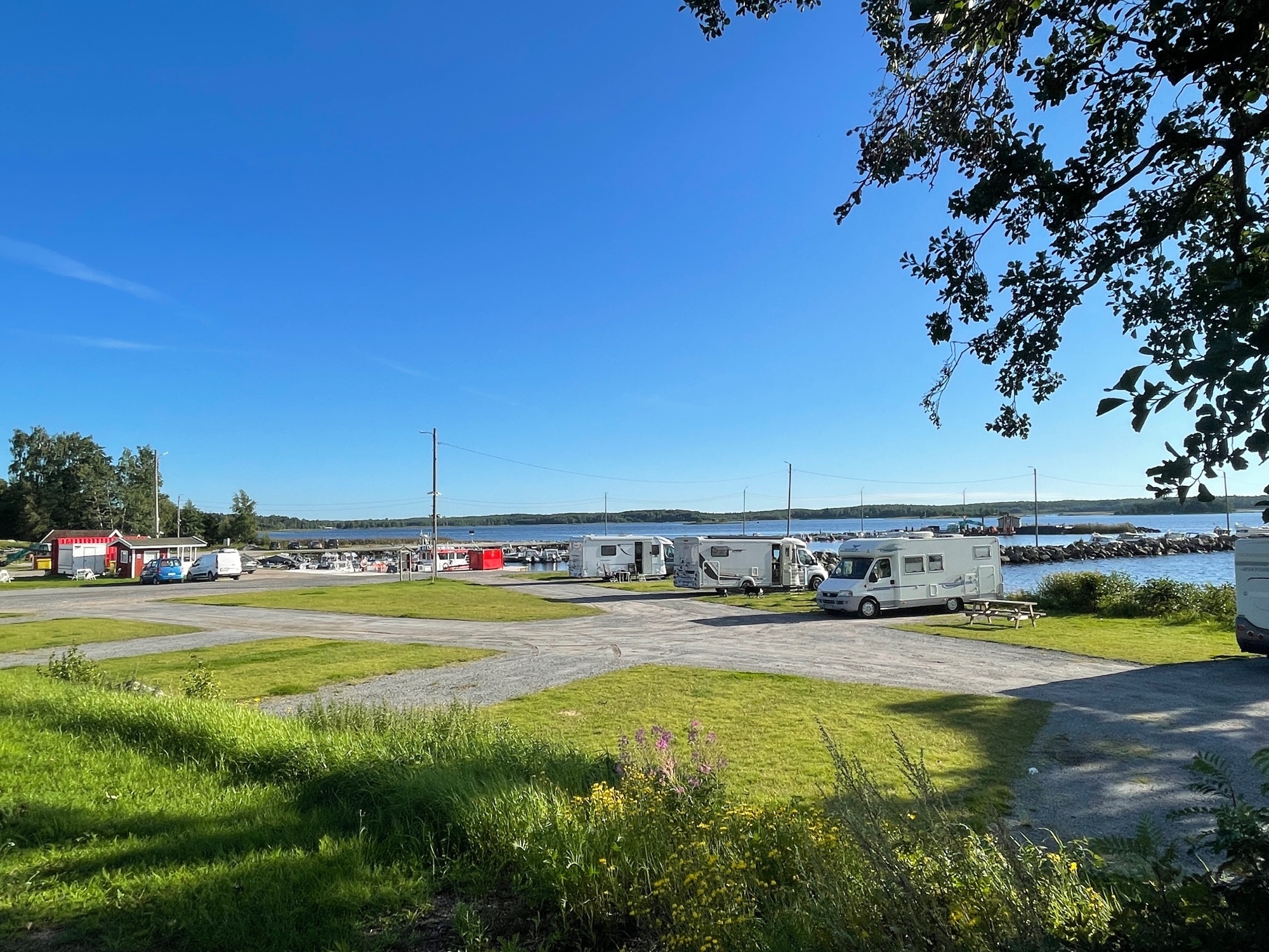 Brudhamn harbour — Campervan Site in Vörå