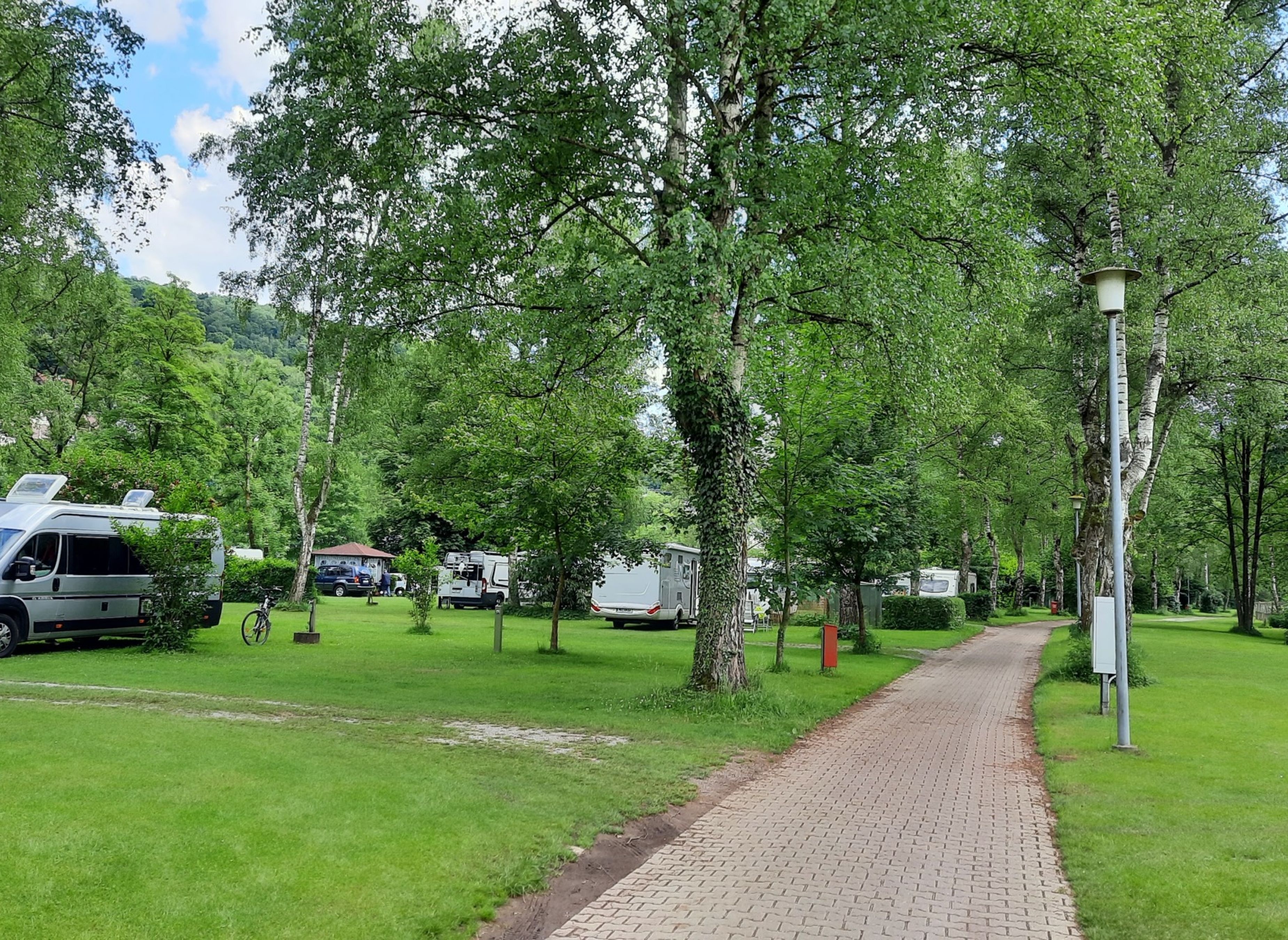 Naturcamping Braunsbach — Місце для кемпінгу in Braunsbach