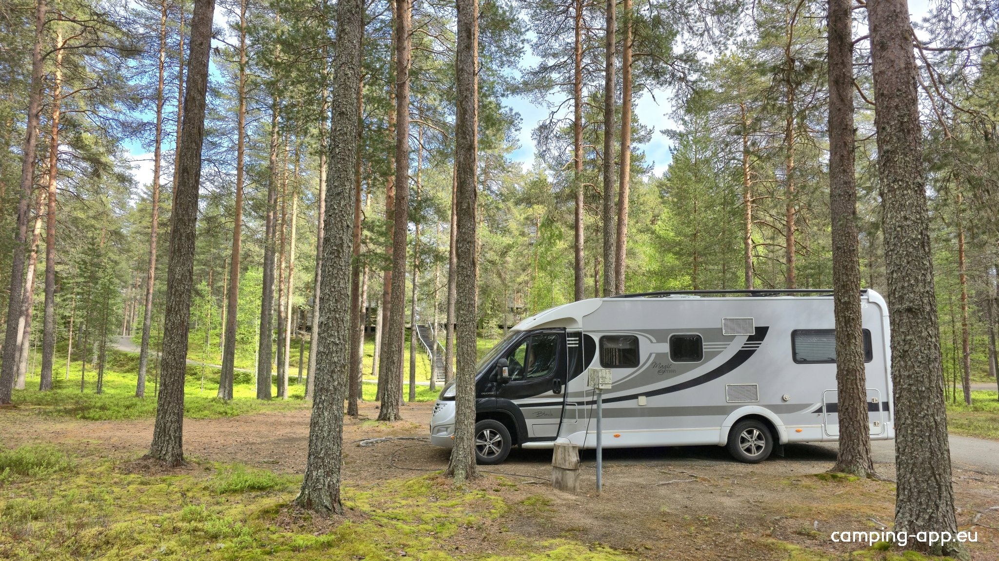Jyrkkäkoski Camping — Campingplats in Pudasjärvi