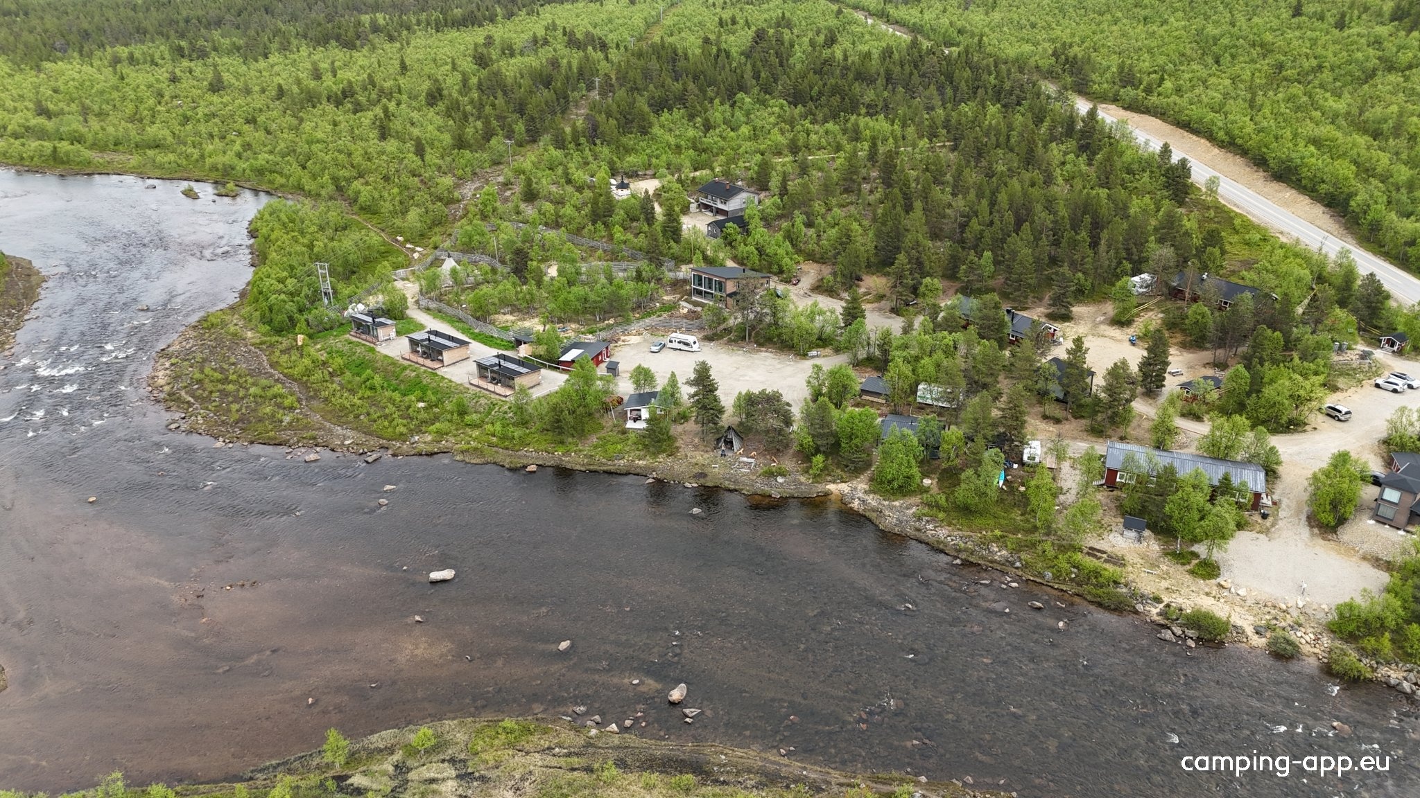 Camping Giellajohka — Camping Site in Kaamanen