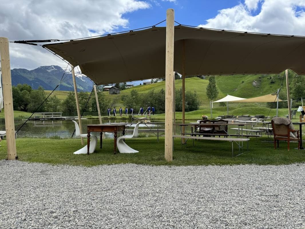 Davos Munts — Area da campeggio in Vattiz