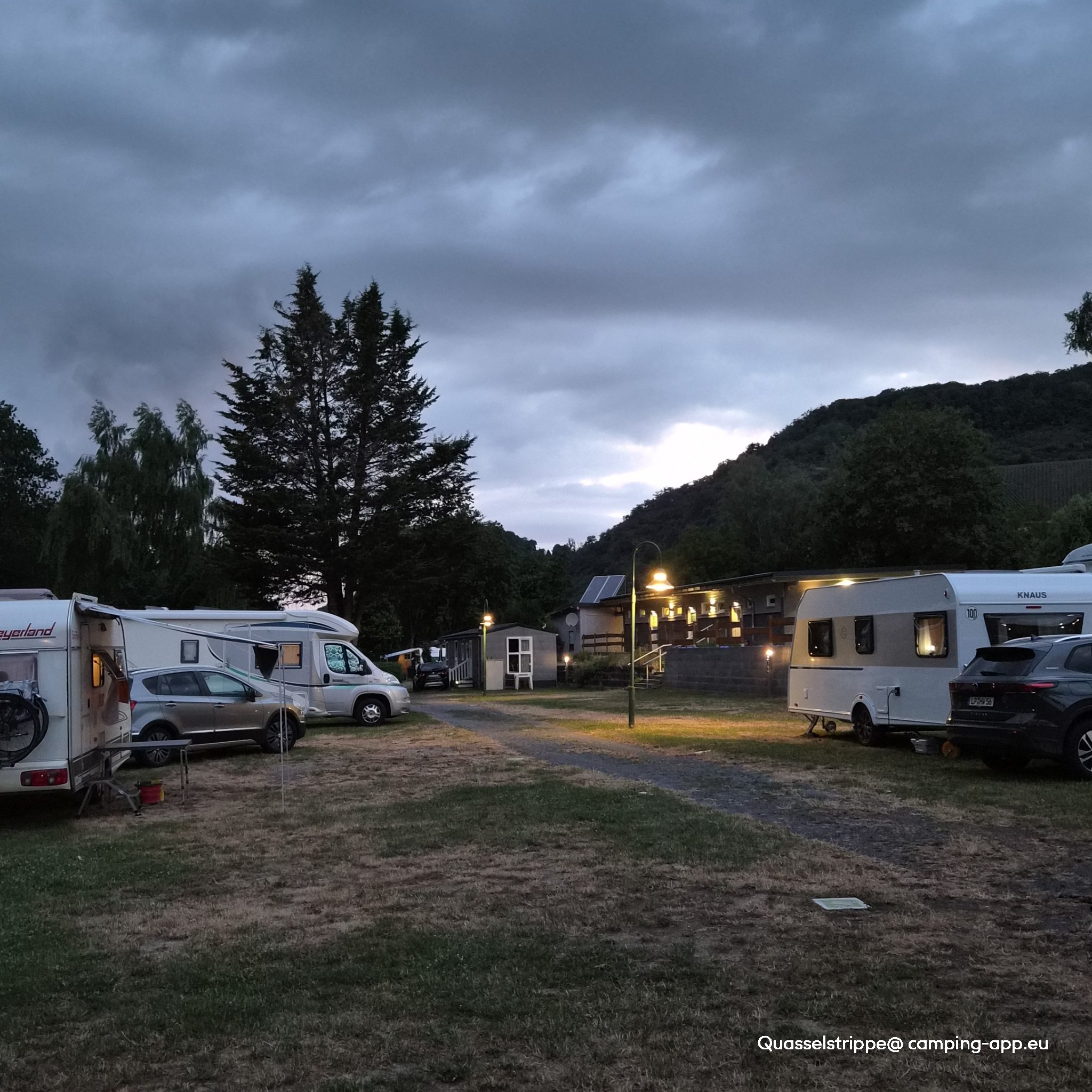 Campingplatz Leutesdorf — Area da campeggio in Leutesdorf