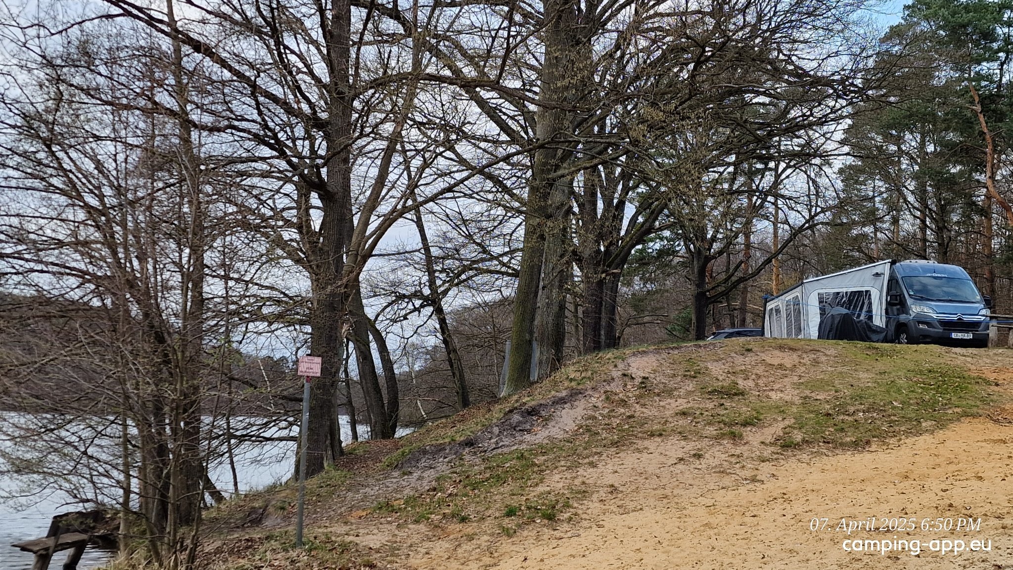 Camping im Schlaubetal Großer Treppelsee — Camping Site in Schlaubetal
