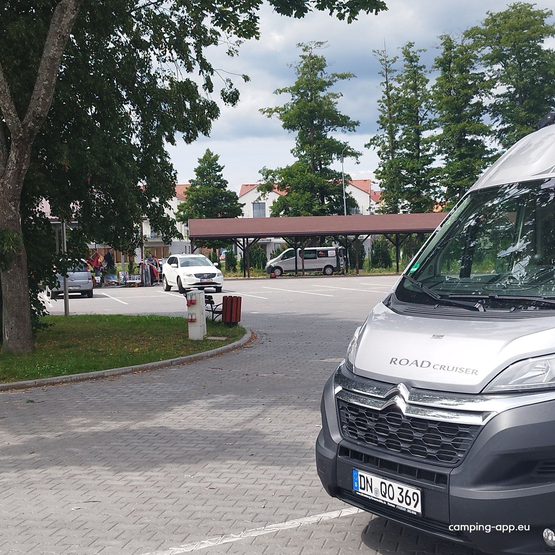 Parking am Wochenmarkt — Aire camping car in Pisz