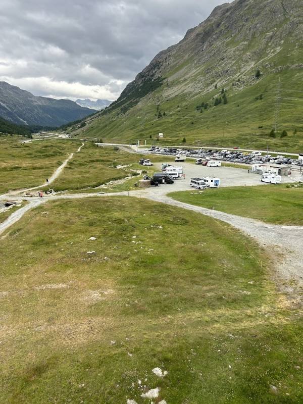 Stellplatz Seilbahn Diavolezza