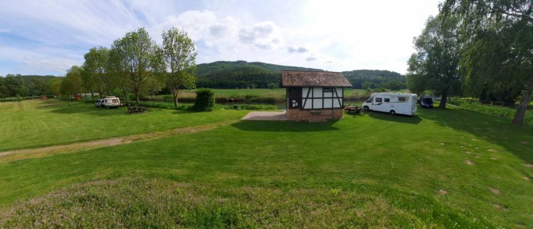 An der Werra in Heldra — Campervan Site in Wanfried
