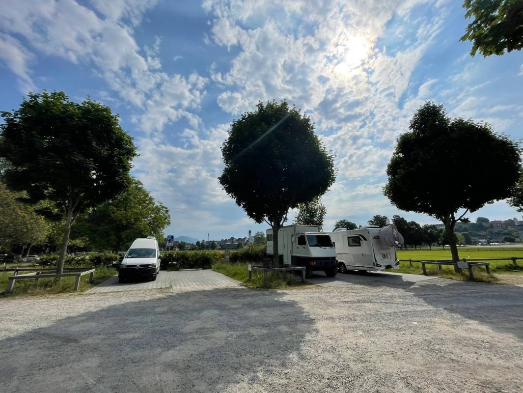 Stellplatz Aarau — Ställplats in Aarau