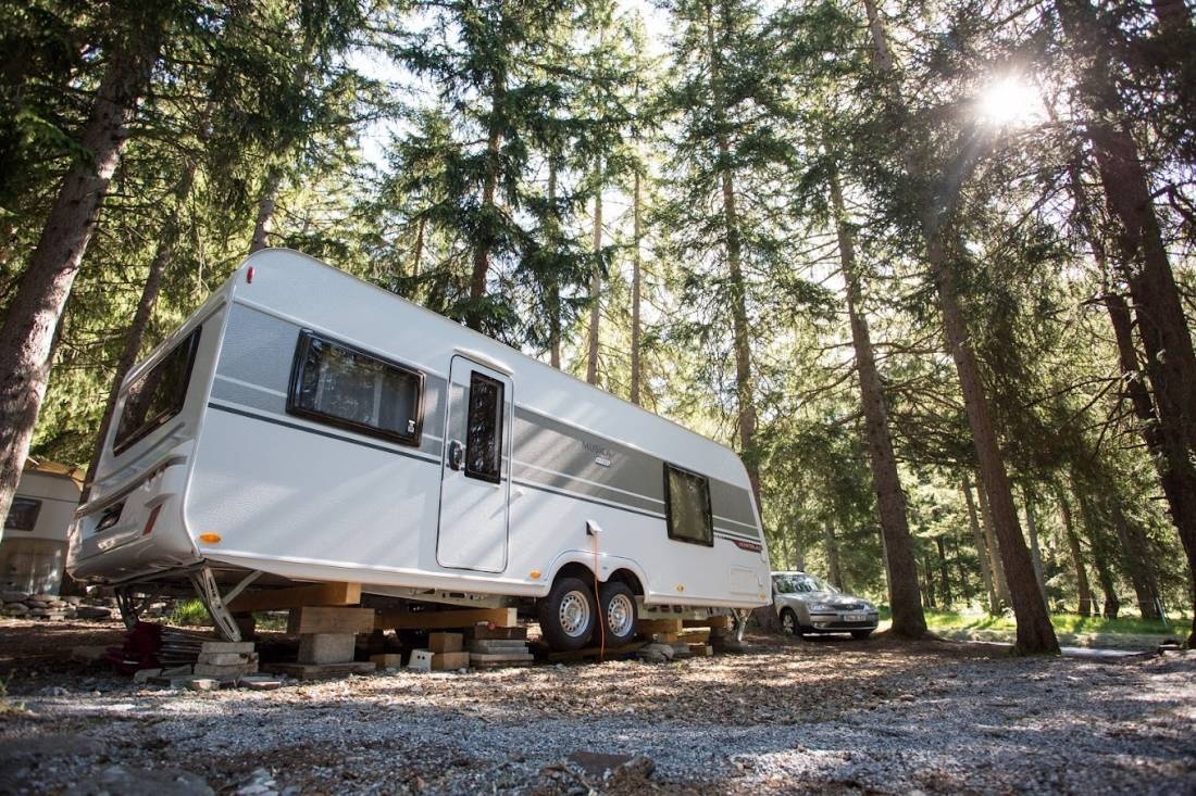 Camping Gravas — Area da campeggio in Lenzerheide