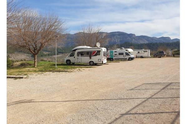 Parking Horta de Sant Joan — Aire camping car in Horta de Sant Joan