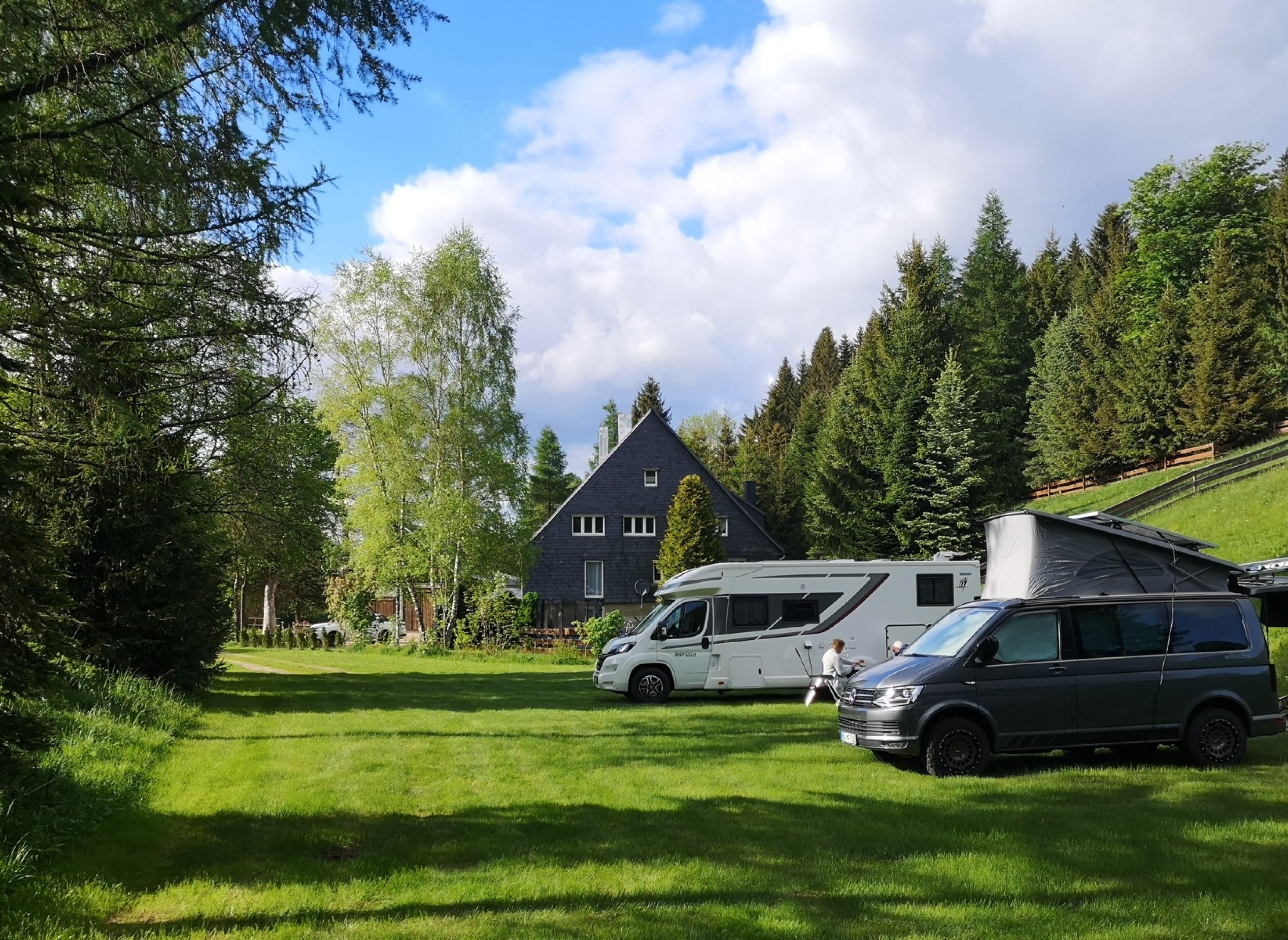 Stellplatz Eibenstock — Campervan Site in Eibenstock-Oberwildenthal