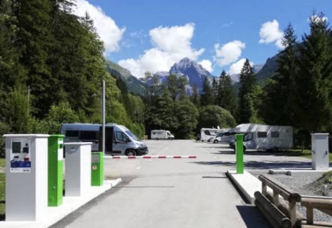 Stellplatz Sixt-Fer-à-Cheval — Camperplaats in Sixt-Fer-à-Cheval