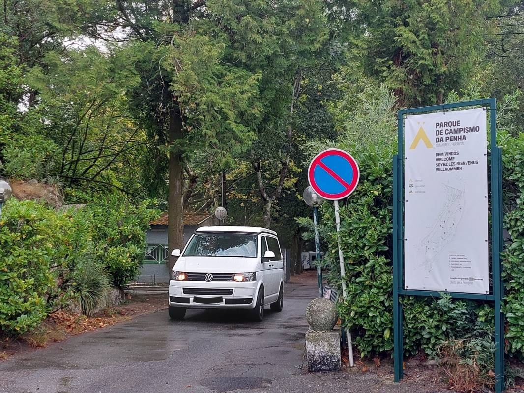Parque de campismo de Penha — Area da campeggio in Guimarães