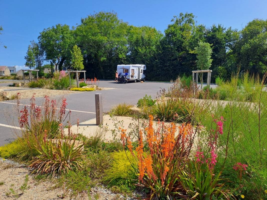 Stellplatz Cléden-Cap-Sizun — Sítio para autocaravanas in Cléden-Cap-Sizun
