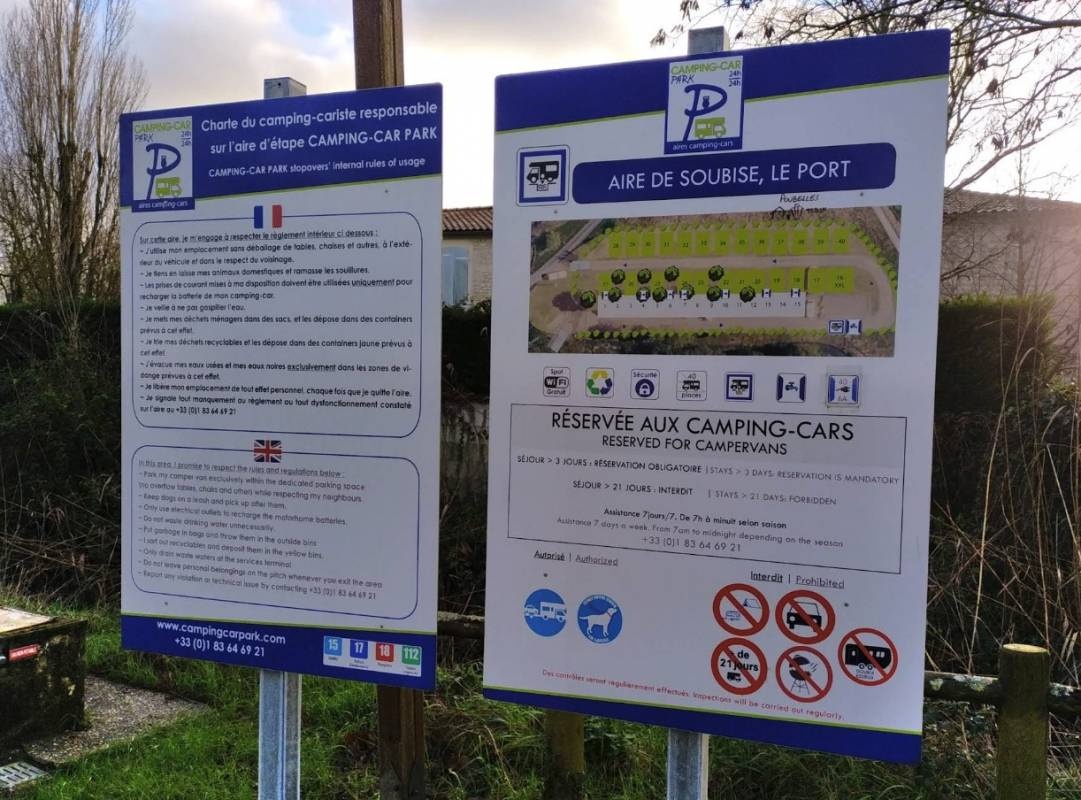 Aire de Camping-Car Soubise — Area Autocaravanas in Soubise