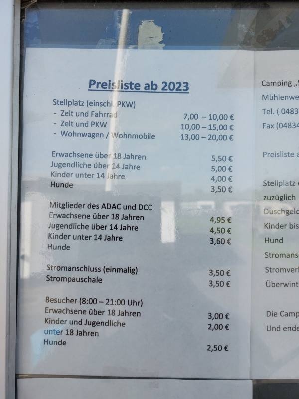 Camping Seeschwalbe — 露营地 in Warwerort